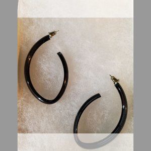 Black Metal Vintage Earrings